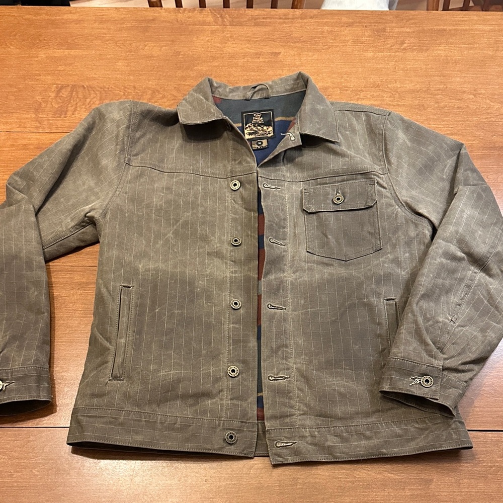 Flint and tinder specia edition Ripstop waxed trucker jacket M MIUSA